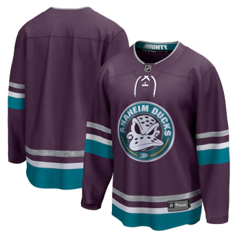 Anaheim Ducks hoki mez Breakaway Home Jersey Purple 30th Anniversary