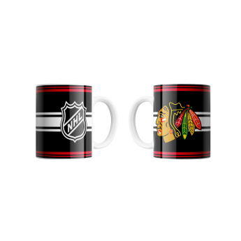Chicago Blackhawks bögre FaceOff Logo NHL (330 ml)