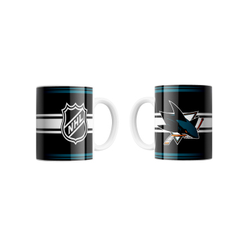 San Jose Sharks bögre FaceOff Logo NHL (330 ml)