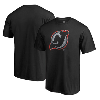 New Jersey Devils férfi póló Static Logo black