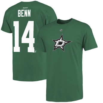 Dallas Stars férfi póló green #14 Jamie Benn