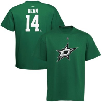Dallas Stars férfi póló green #14 Jamie Benn