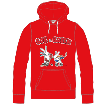 Jégkorong képviselet gyerek kapucnis pulóver Czech republic Bob a Bobek Hockey 2015 red