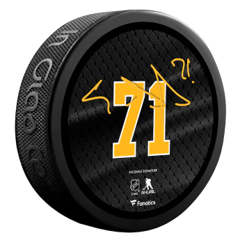 Pittsburgh Penguins korong Evgeni Malkin #71 Exclusive Player Hockey Puck - Limited Edition of 1000