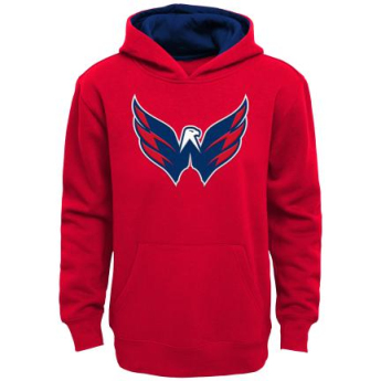 Washington Capitals gyerek kapucnis pulóver Prime Logo Pullover Fleece red