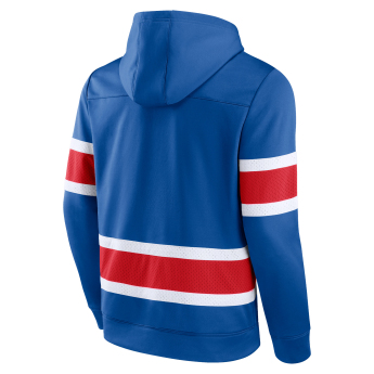 New York Rangers férfi kapucnis pulóver Iconic NHL Exclusive Pullover Hoodie