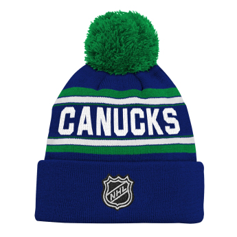 Vancouver Canucks gyerek téli sapka Jacquard Cuffed Knit With Pom
