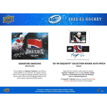 NHL dobozok NHL hokikártyák 2022-23 Upper Deck Ice Hobby Box