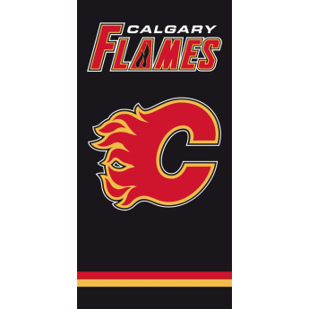 Calgary Flames strand törölköző black