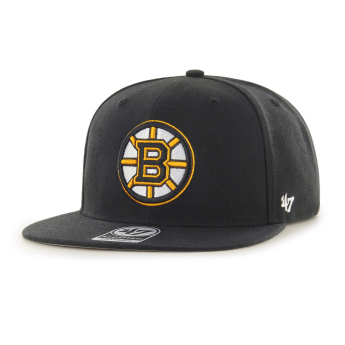 Boston Bruins baseball flat sapka No Shot 47 CAPTAIN NHL black