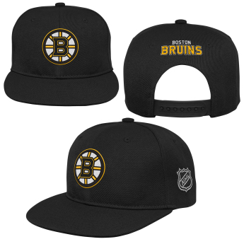 Boston Bruins gyerek flat siltes sapka Logo Flatbrim Snapback
