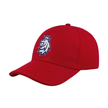 Jégkorong képviselet baseball sapka Czech republic Relax red with logo embroidery
