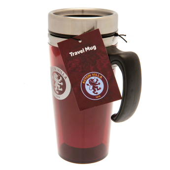 Aston Villa utazó bögre Handled Travel Mug