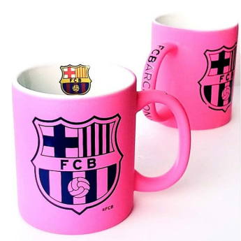FC Barcelona bögre pink fluo