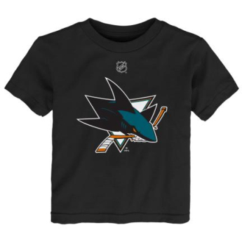 San Jose Sharks gyerek póló Primary Logo black