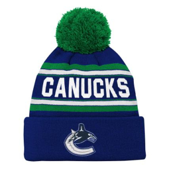 Vancouver Canucks gyerek téli sapka Wordmark Cuffed Pom