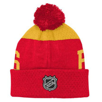 Calgary Flames gyerek téli sapka Stetchark Knit