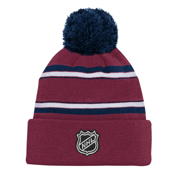 Colorado Avalanche gyerek téli sapka Jacquard Cuffed Knit With Pom