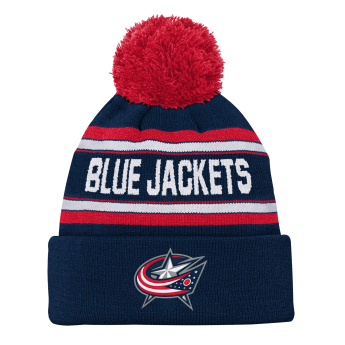 Columbus Blue Jackets gyerek téli sapka Jacquard Cuffed Knit With Pom