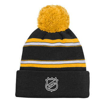 Boston Bruins gyerek téli sapka Jacquard Cuffed Knit With Pom