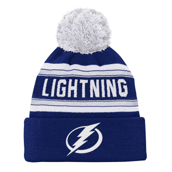 Tampa Bay Lightning gyerek téli sapka Jacquard Cuffed Knit With Pom