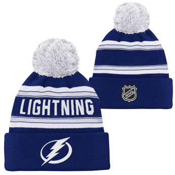 Tampa Bay Lightning gyerek téli sapka Jacquard Cuffed Knit With Pom