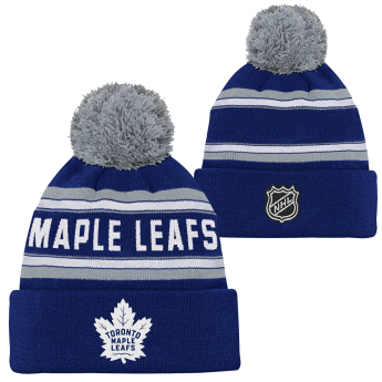 Toronto Maple Leafs gyerek téli sapka Jacquard Cuffed Knit With Pom