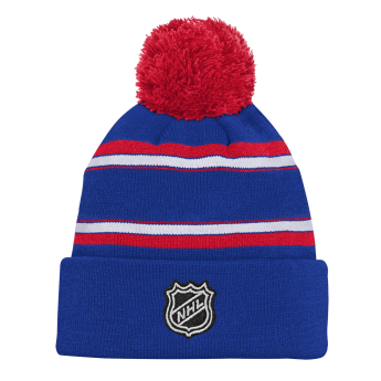 New York Rangers gyerek téli sapka Jacquard Cuffed Knit With Pom