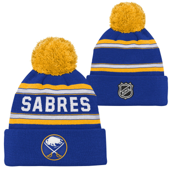Buffalo Sabres gyerek téli sapka Jacquard Cuffed Knit With Pom
