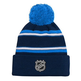 Winnipeg Jets gyerek téli sapka Jacquard Cuffed Knit With Pom