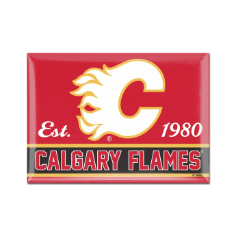 Calgary Flames mágnes red 1980