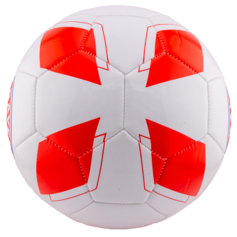 Bayern München futball labda crest on a striking red and white - Size 5