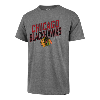 Chicago Blackhawks férfi póló 47 echo tee grey