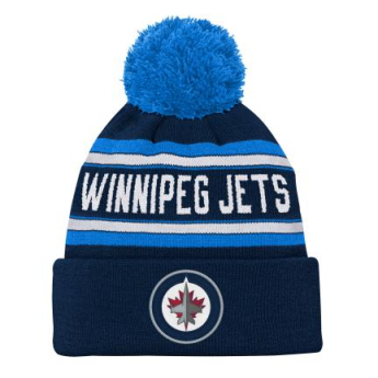 Winnipeg Jets gyerek téli sapka Wordmark Cuffed Pom