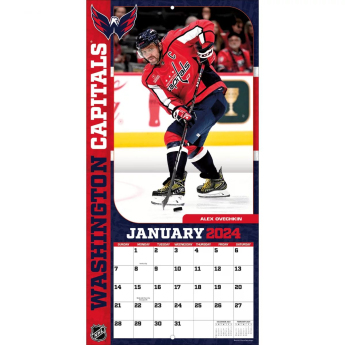 NHL termékek naptár NHL Elite 2024 Wall Calendar