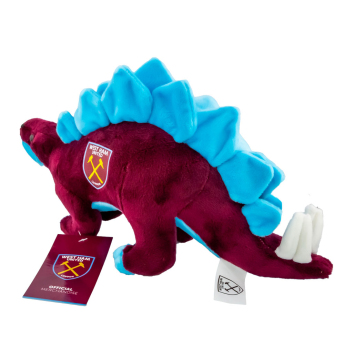 West Ham United plüss Stegosaurus claret and blue