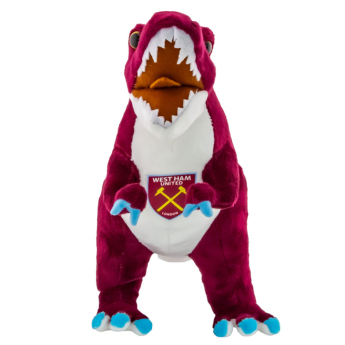 West Ham United plüss dinoszaurusz T-Rex