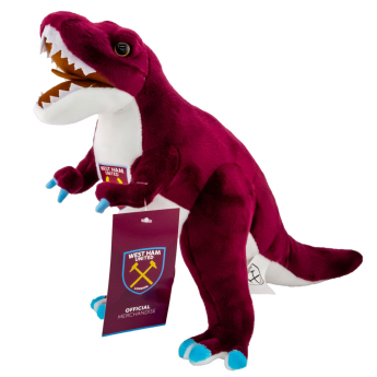 West Ham United plüss dinoszaurusz T-Rex