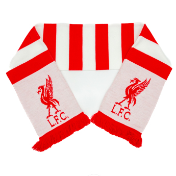 FC Liverpool téli sál Bar Scarf with red fringe
