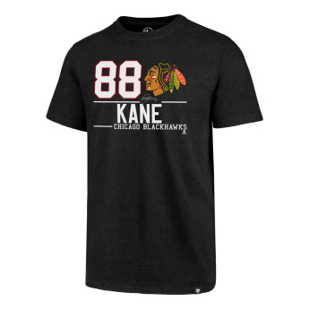 Chicago Blackhawks férfi póló Patrick Kane #88 Player Name 47 Club Tee