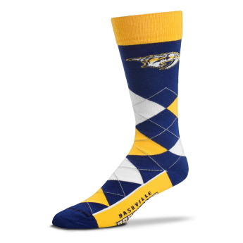 Nashville Predators zokni graphic argyle lineup socks