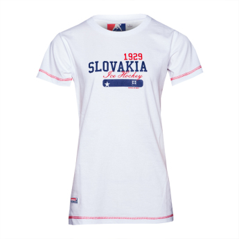 Jégkorong képviselet női póló Slovakia Stars white