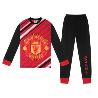 Manchester United gyerek pizsama Long red