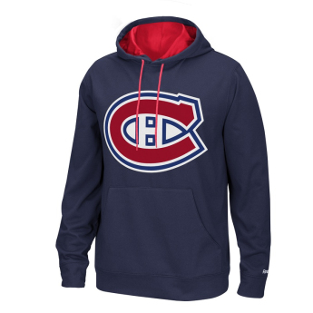 Montreal Canadiens férfi kapucnis pulóver blue Playbook Hood 2016