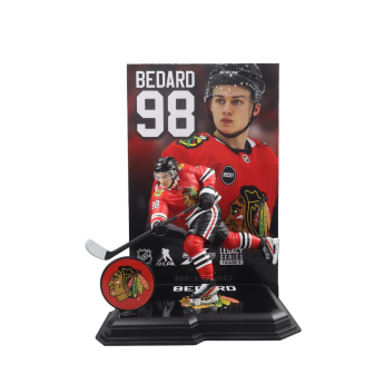 Chicago Blackhawks bábu Connor Bedard #98 Figure SportsPicks