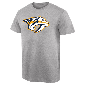 Nashville Predators férfi póló Primary Logo T-Shirt - Ash