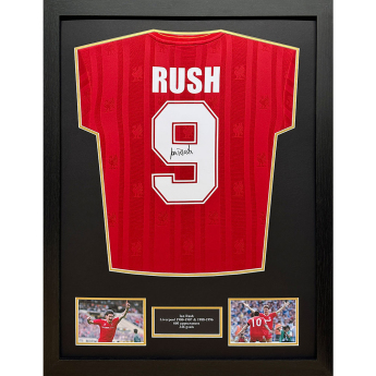 Legendák bekeretezett mez Liverpool FC 1986 Rush Signed Shirt (Framed)
