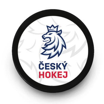 Jégkorong képviselet korong Czech Ice Hockey logo lion