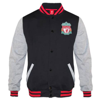 FC Liverpool férfi kabát Varsity black