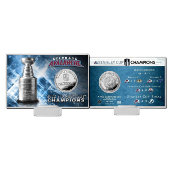 Colorado Avalanche emlékérme 2022 Stanley Cup Champions Silver Mint Coin
